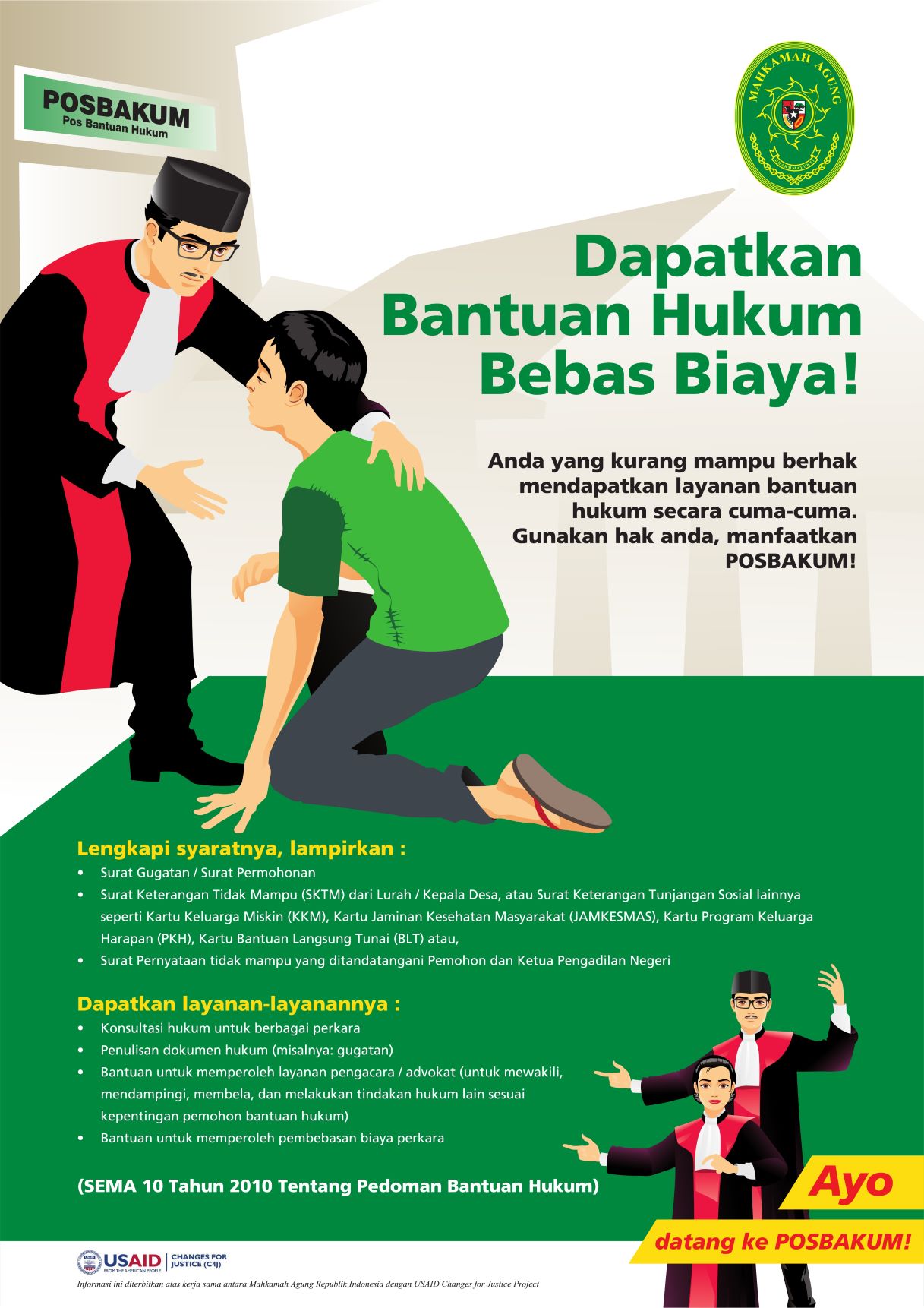 Layanan Hukum Bagi Masyarakat Tidak Mampu di Pengadilan