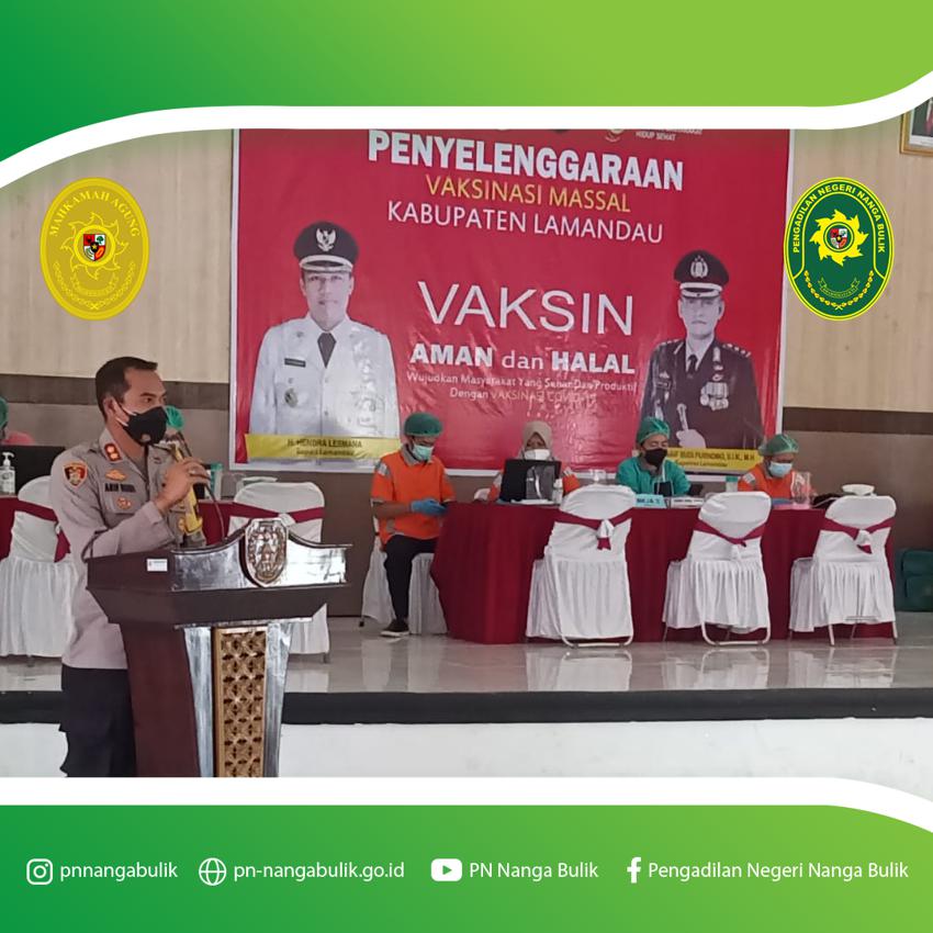 Peninjauan Vaksinasi Massal Covid-19 Kab. Lamandau