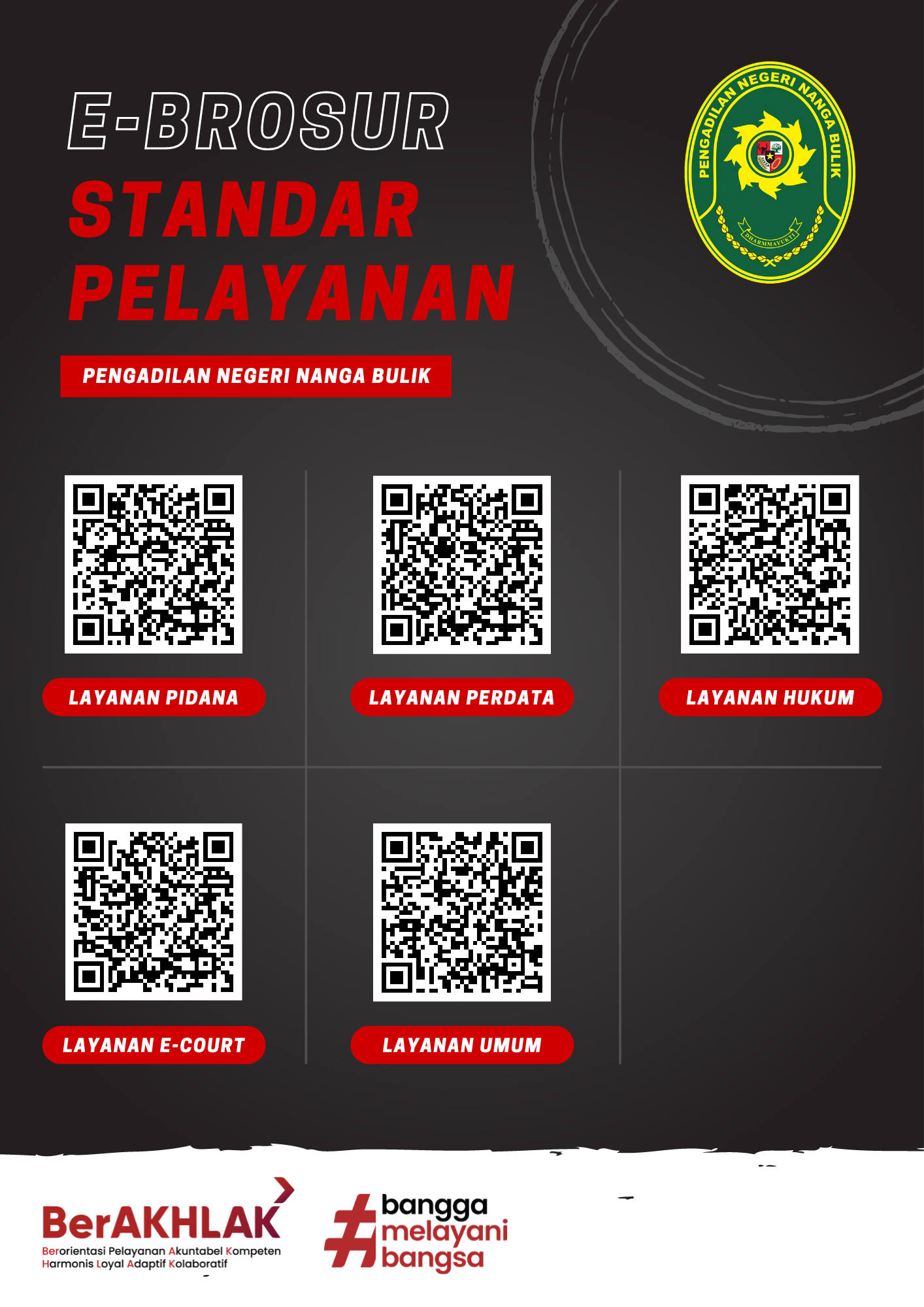 e-Brosur Pengadilan Negeri Nanga Bulik Kelas II