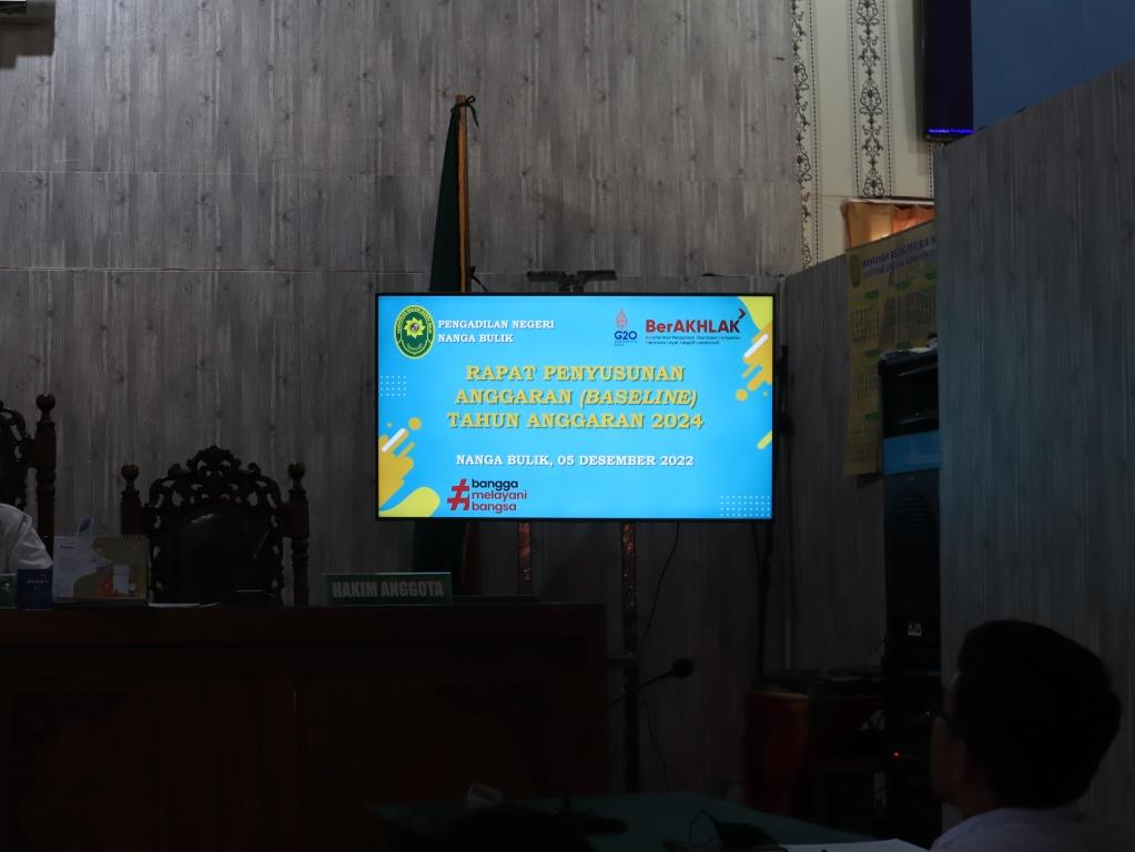 Rapat Penyusunan Rencana Anggaran (Baseline) TA 2024