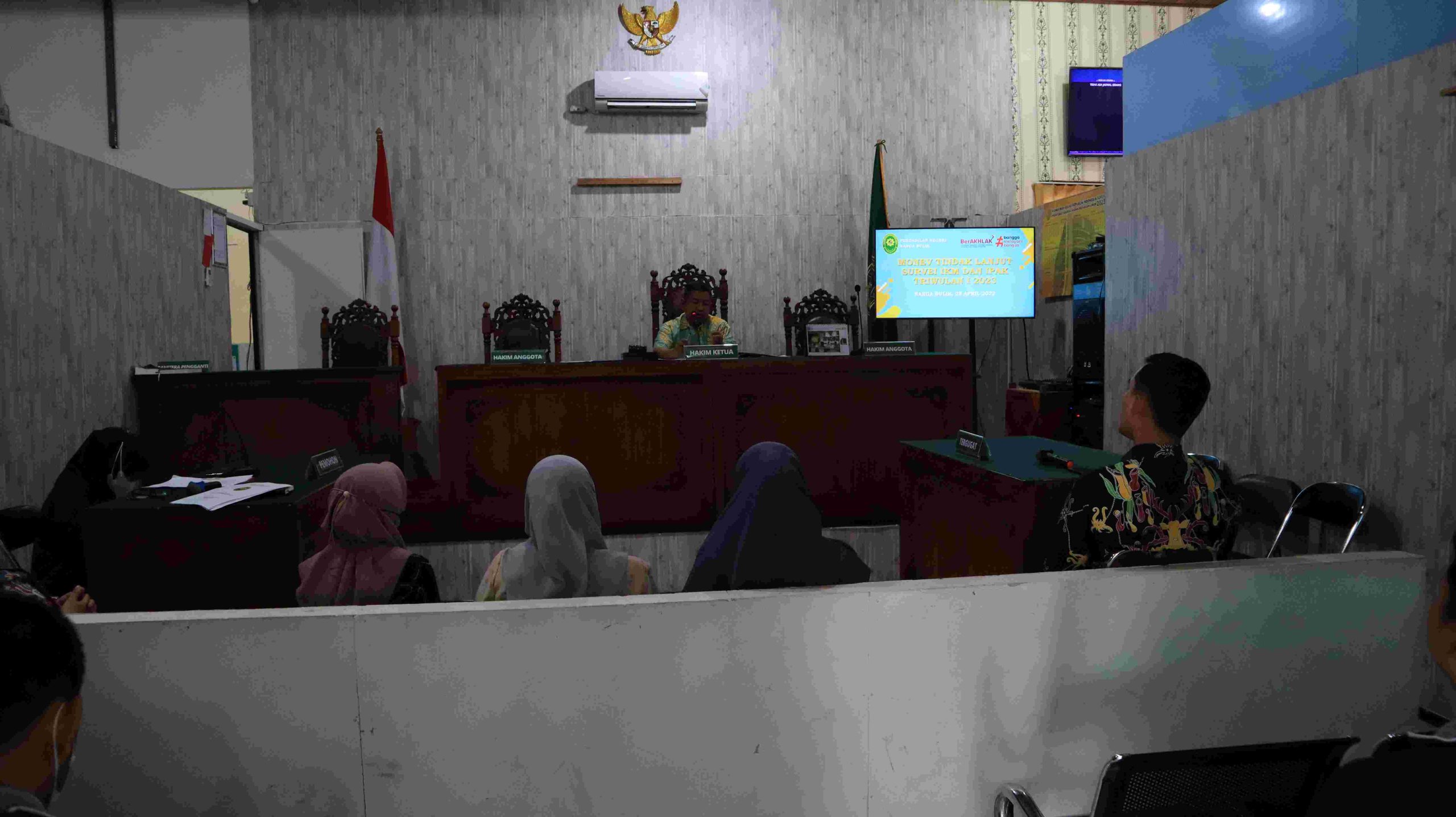 Rapat Pembinaan Bulanan Pengadilan Negeri Nanga Bulik Kelas II