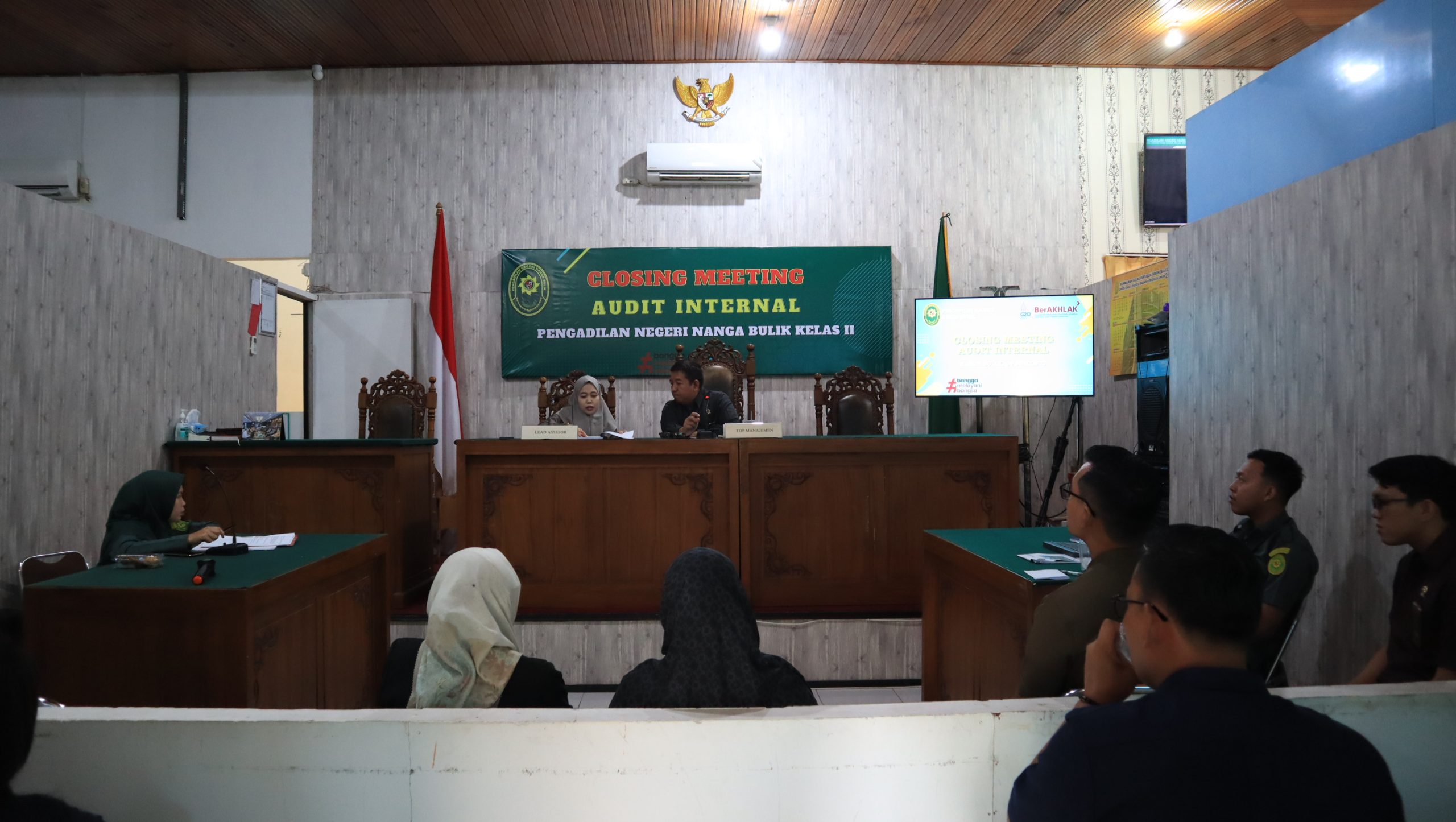 Closing Meeting Asesmen Internal pada Pengadilan Negeri Nanga Bulik