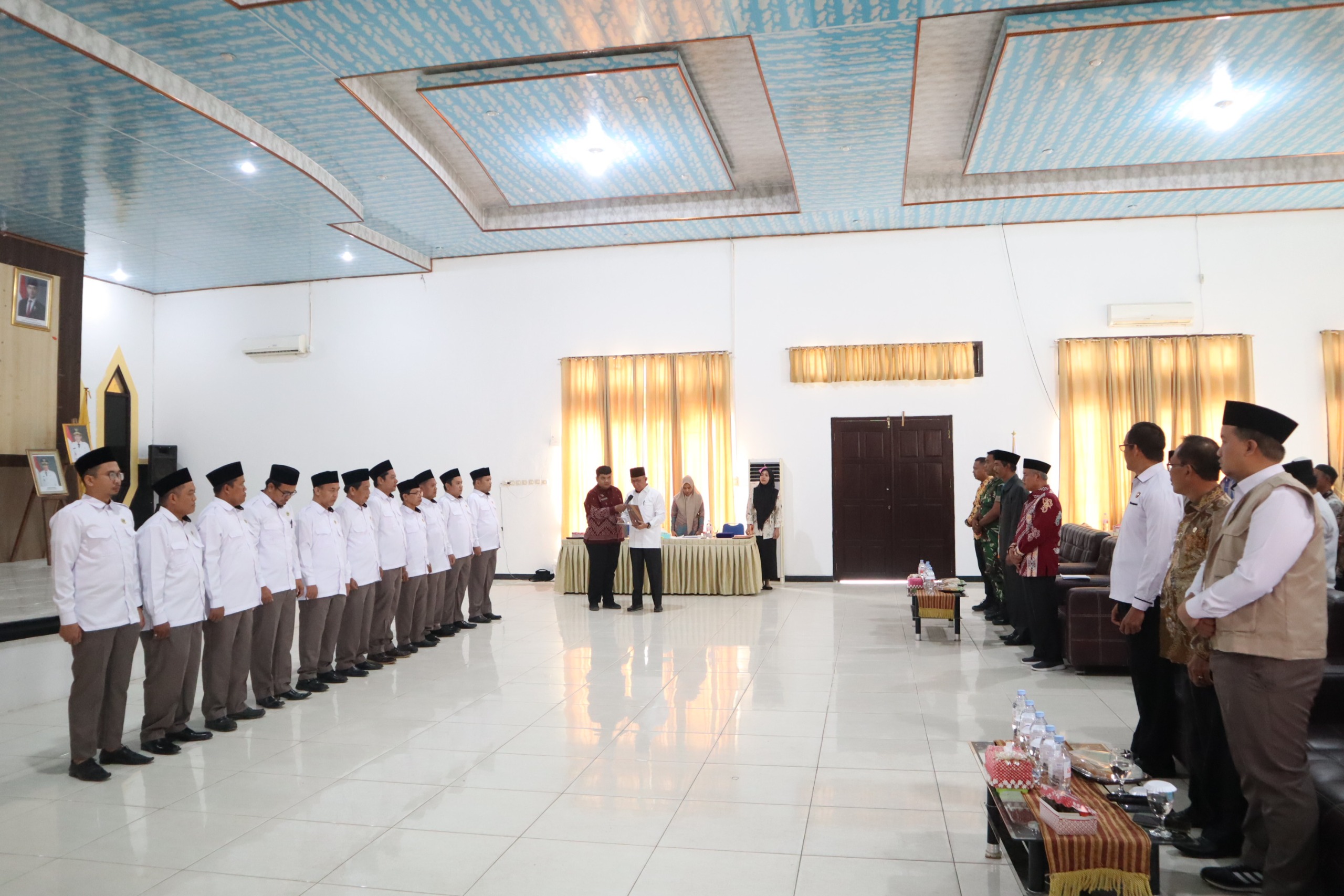 Acara Pengukuhan Pengurus Perwakilan Badan Wakaf Indonesia  (BWI) Kabupaten Lamandau