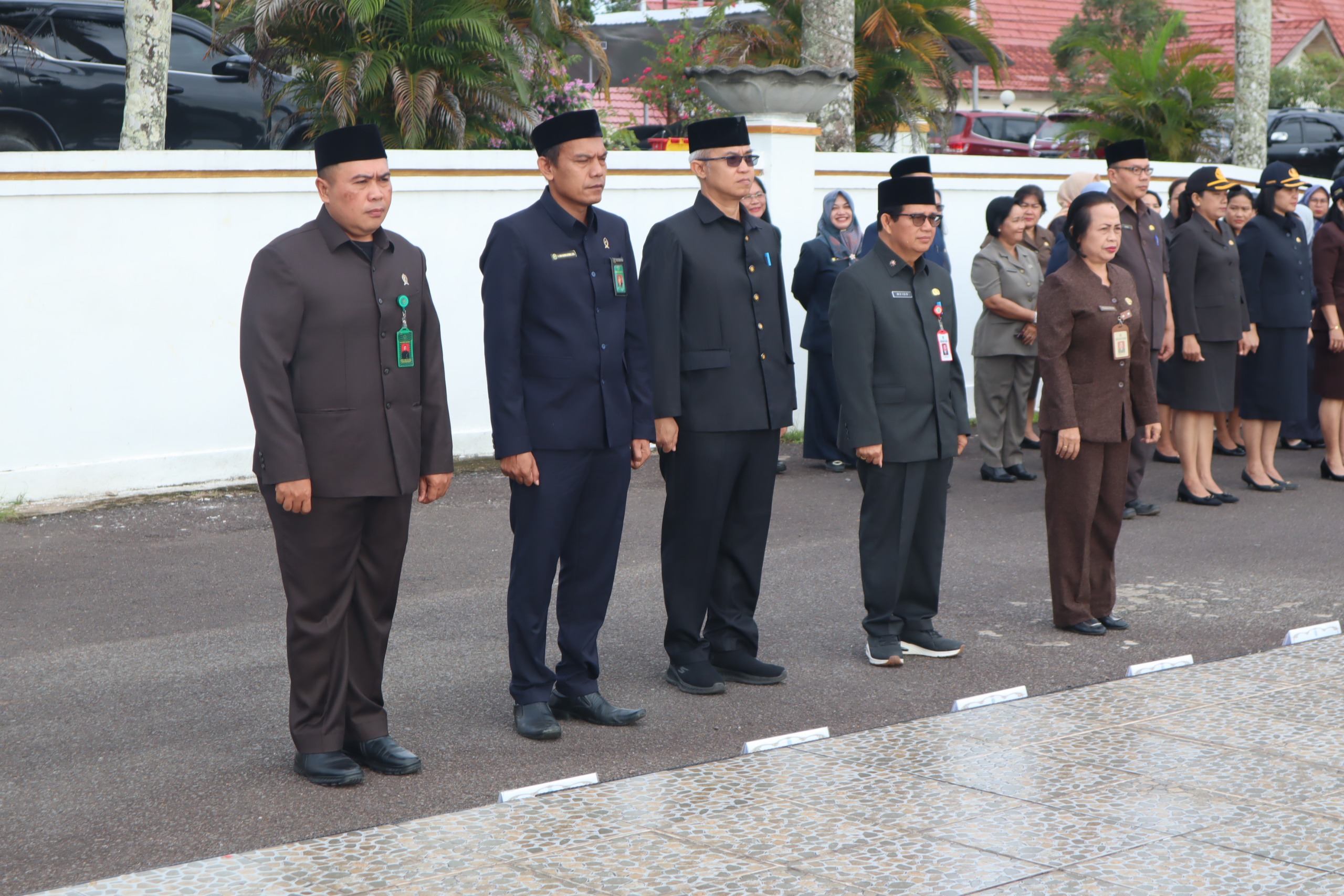 Upacara Peringatan Hari Kesaktian Pancasila di Halaman Kantor Pemerintah Kabupaten Lamandau
